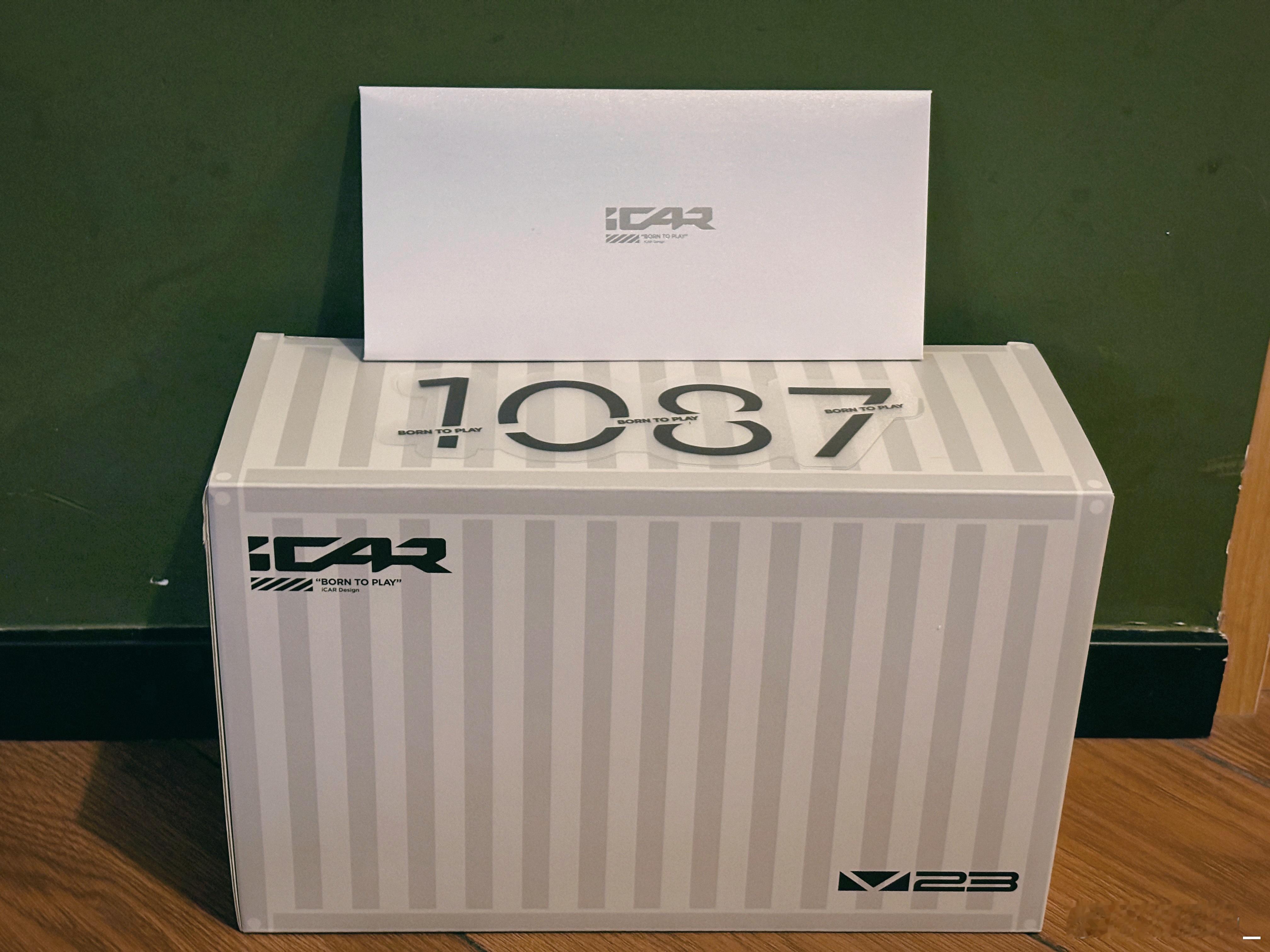 这是一封来自iCAR的神秘代码ONE-O-EIGHT-SEVEN 1087iCA