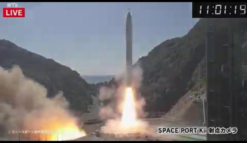 【虽然但是，日本还是世界第三了】今天早上10点，日本私营航天企业Space On