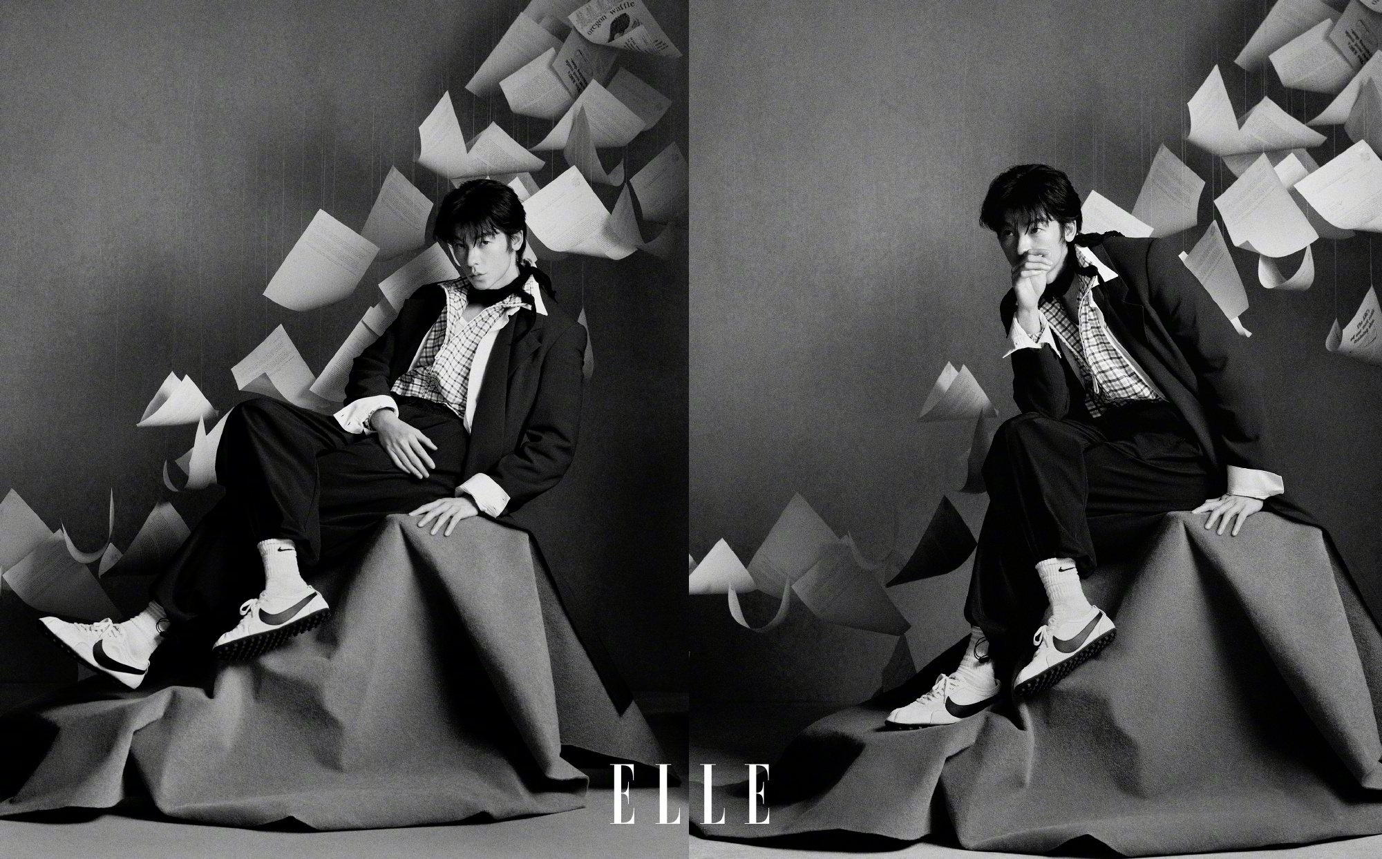 许光汉 ELLE 5月刊封面人物，穿着NIKE服饰登封，迎来他内地五大女刊首秀。