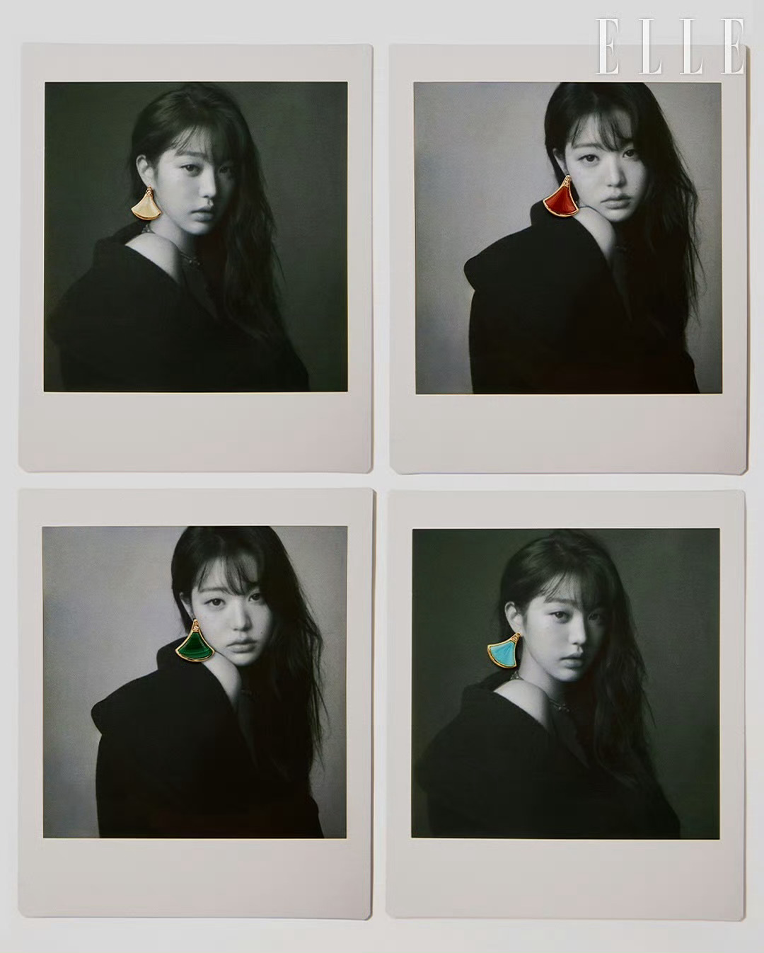 近期多个珠宝品牌杂志&广告大片的处理手法，人物背景以暗色系为主，凸显珠宝的光彩，