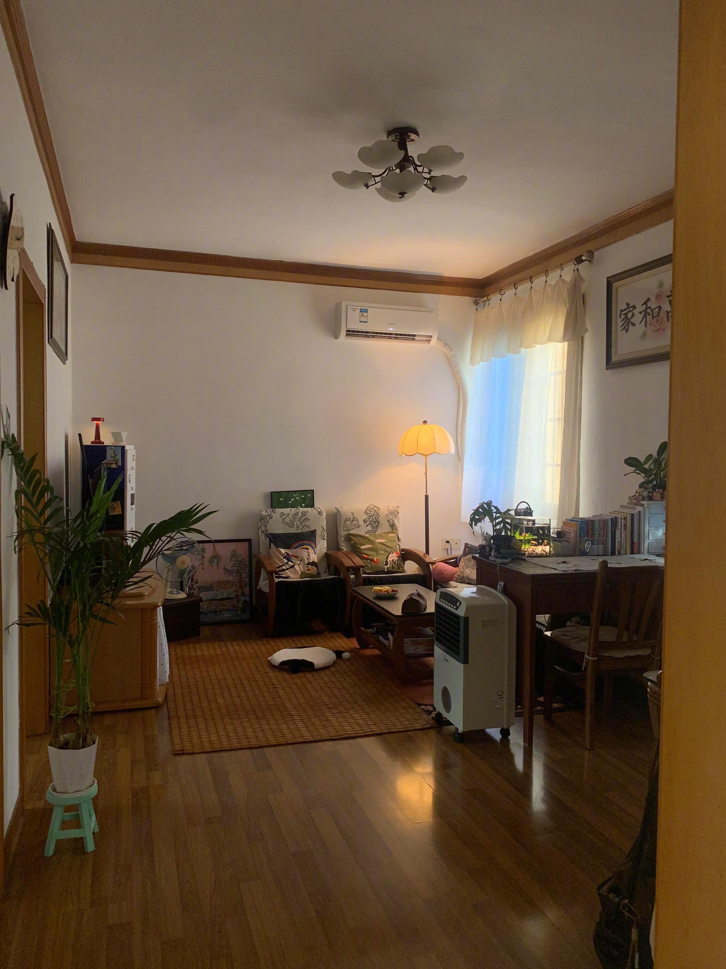 外婆家的房间有一种淡淡的暑假感千禧年的装修风格，有一种安逸的感觉。好像进了屋之后