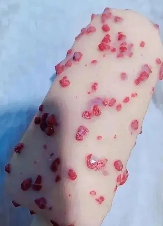 我的腿长了这么多东西。我又不敢去看大夫。这我该怎么办[/委屈巴巴]