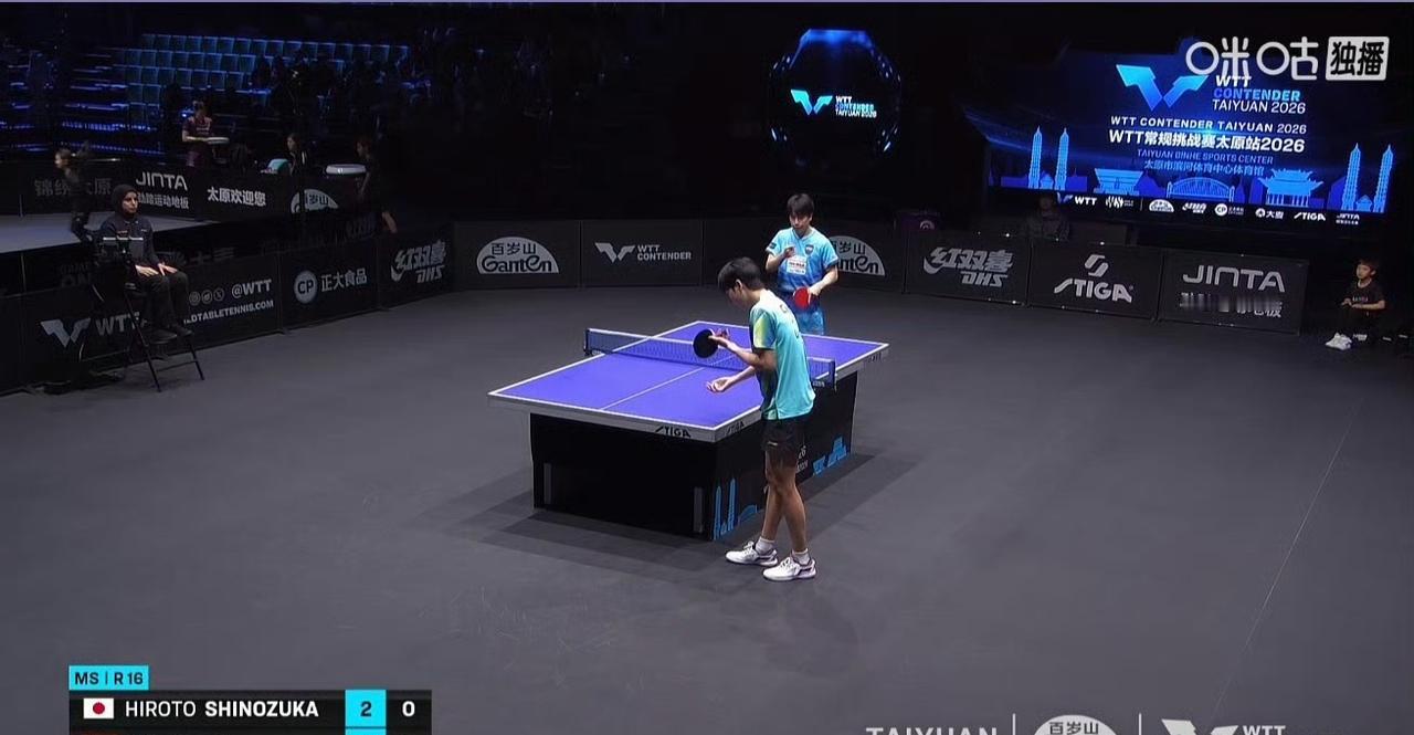 李和宸🇨🇳止步男单十六强！
刚刚结束的一场WTT常规挑战赛太原站男单1/8决