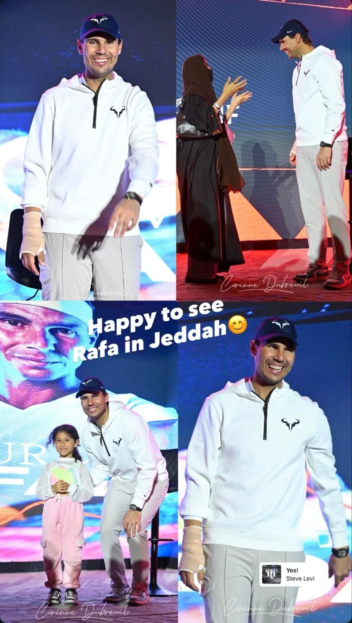 法国摄影师Corinne Dubreuil本周在吉达担任ATP新生力量总决赛的官