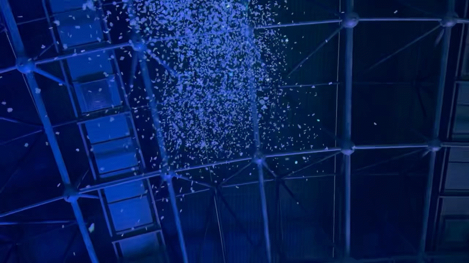 陆虎去年的承诺兑现了呜呜呜陆虎你好宠。。。。去年承诺“一定要找个会下雪的场馆”今