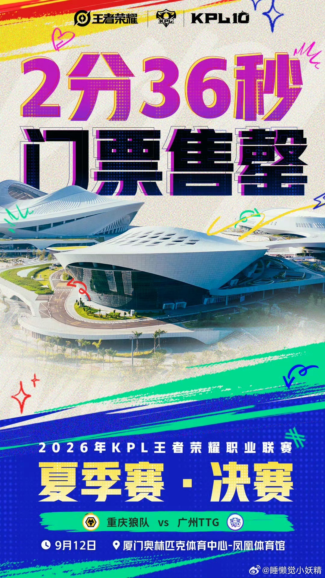 2026KPL夏决门票售罄我真的会谢，手速完全跟不上。夏决门票直接秒没，页面点进