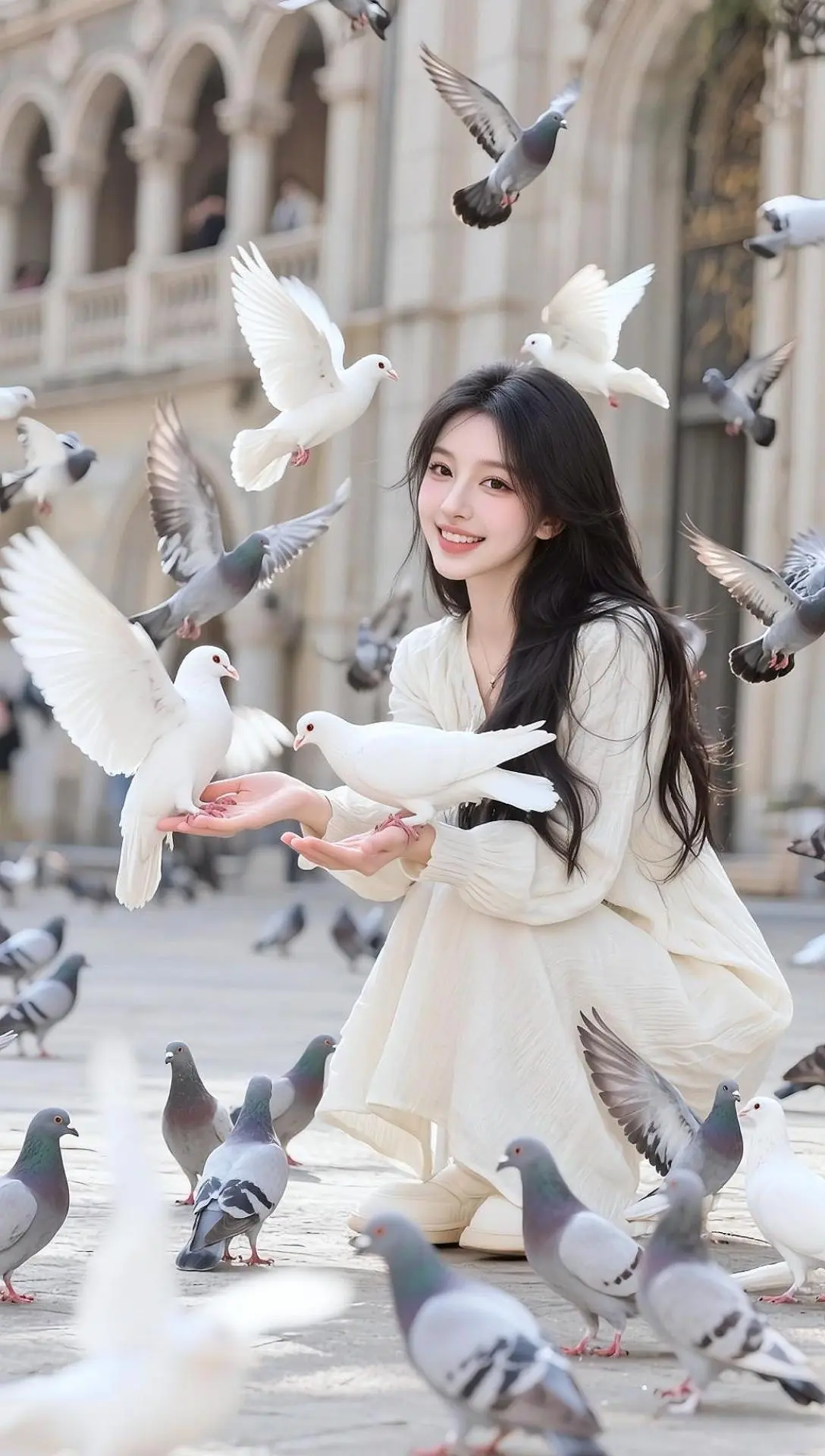 随变ai随便玩 AI鸽群浪漫照 ai创作 玩法合伙人计划 我在拍特效