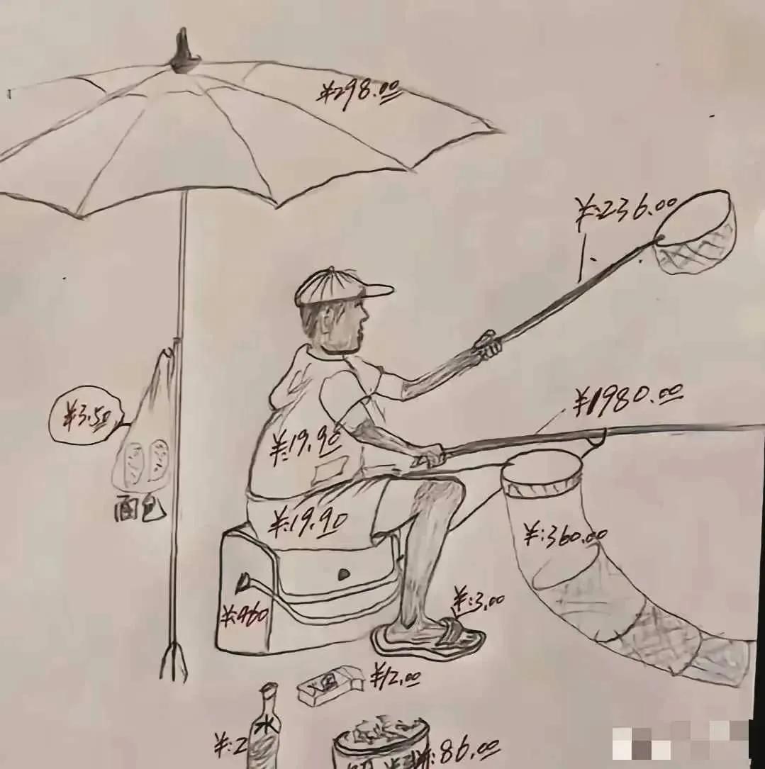 一个女人画的她老公形象吗
