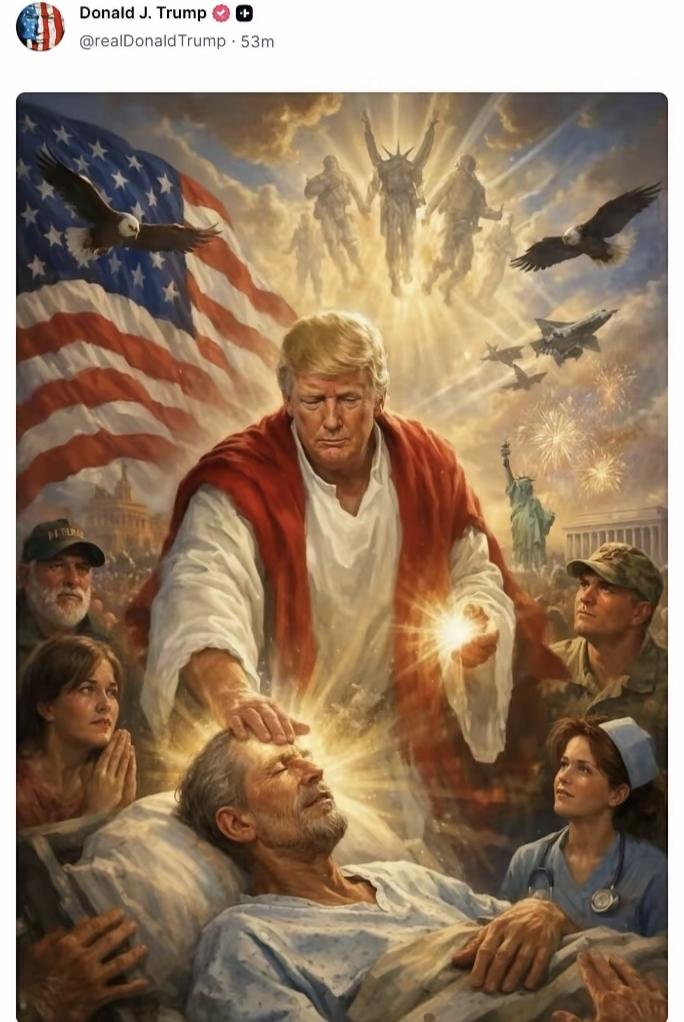 你以为懂王整活这就完了吗？他又发了三张图[抠鼻]