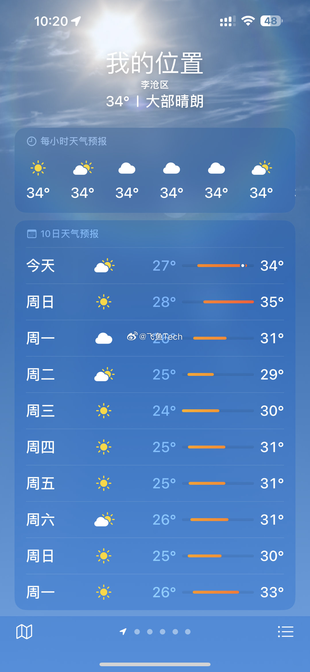 看到河南人一直以为夏天37度是正常的，这时候再看看青岛的温度，瞬间觉得凉快了好多