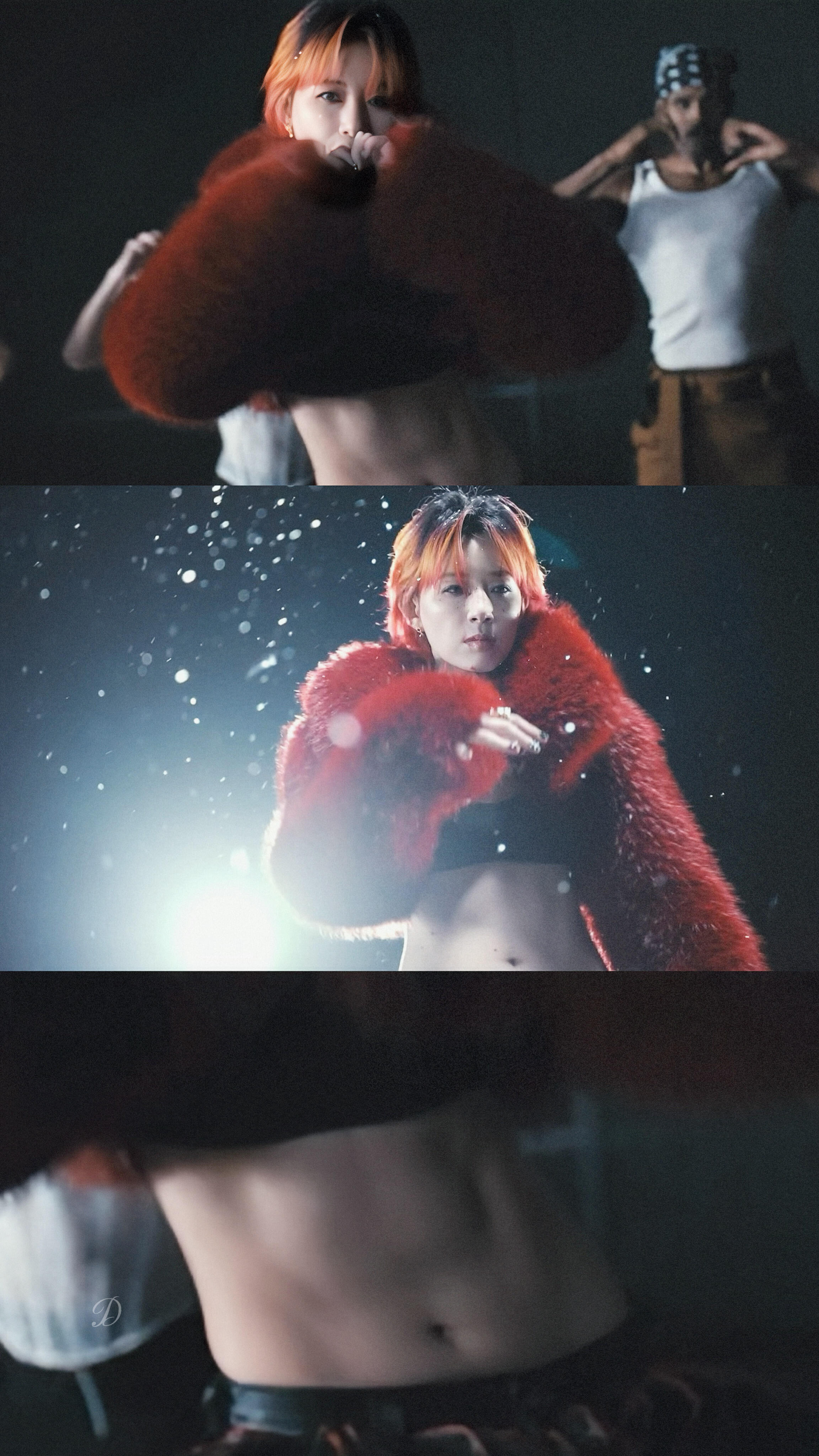 李斯丹妮腹肌是真实存在的吗 李斯丹妮这个腹肌，力量与美感兼具线条好好看啊，绿发帅