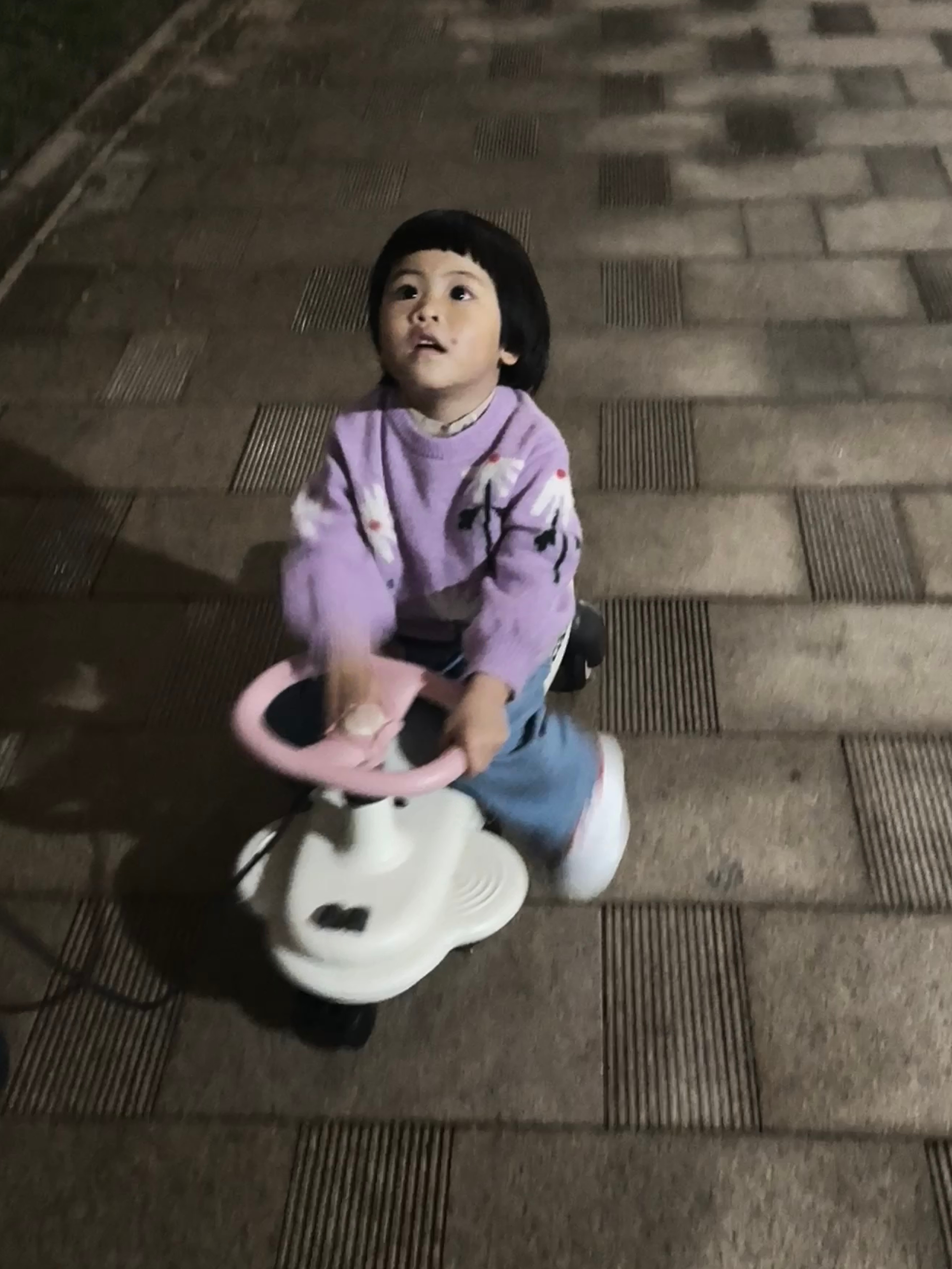 九点半了球宝说带我下楼放放风吧我说要睡觉了球说放放风更好睡我好累