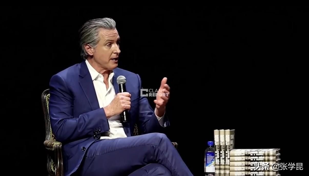 加州州长加文·纽森今天谈以色列总理内塔尼亚胡：“内塔尼亚胡这个人的情况很有意思，