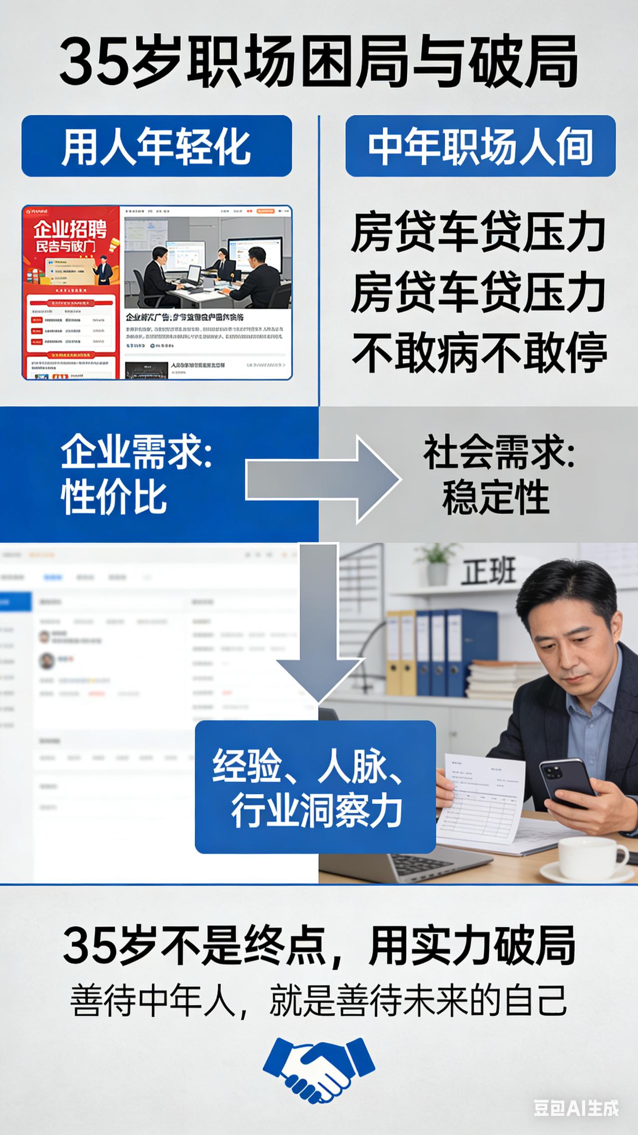 最近有条扎心的热搜：**“35岁，你还有底气跳槽吗？”**

这个话题戳中了无数