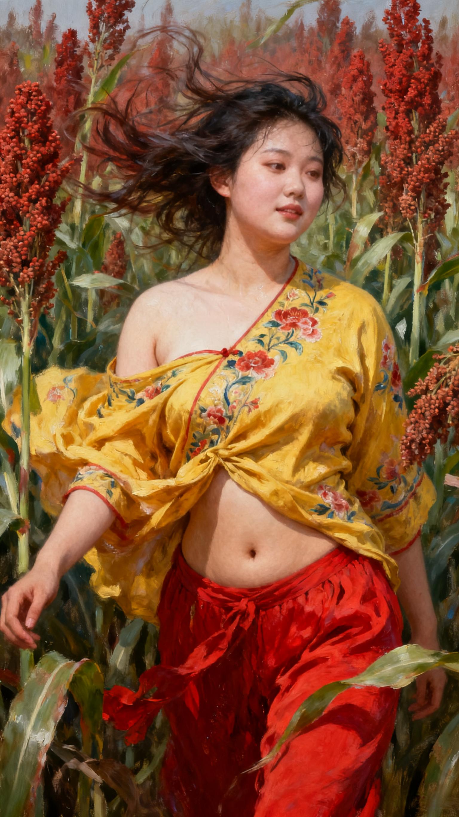 油画艺术 热爱生活 古风