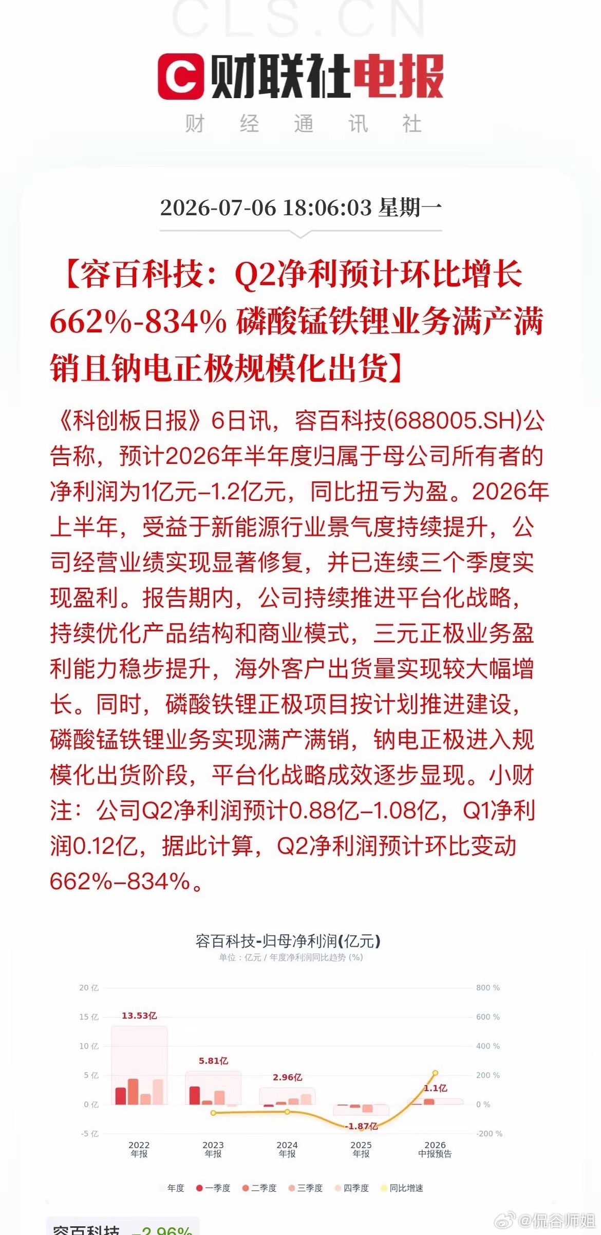 中报利好来袭！十余股业绩大幅预增，但这几家“滥竽充数”的要当心晚间，十余家A股亮