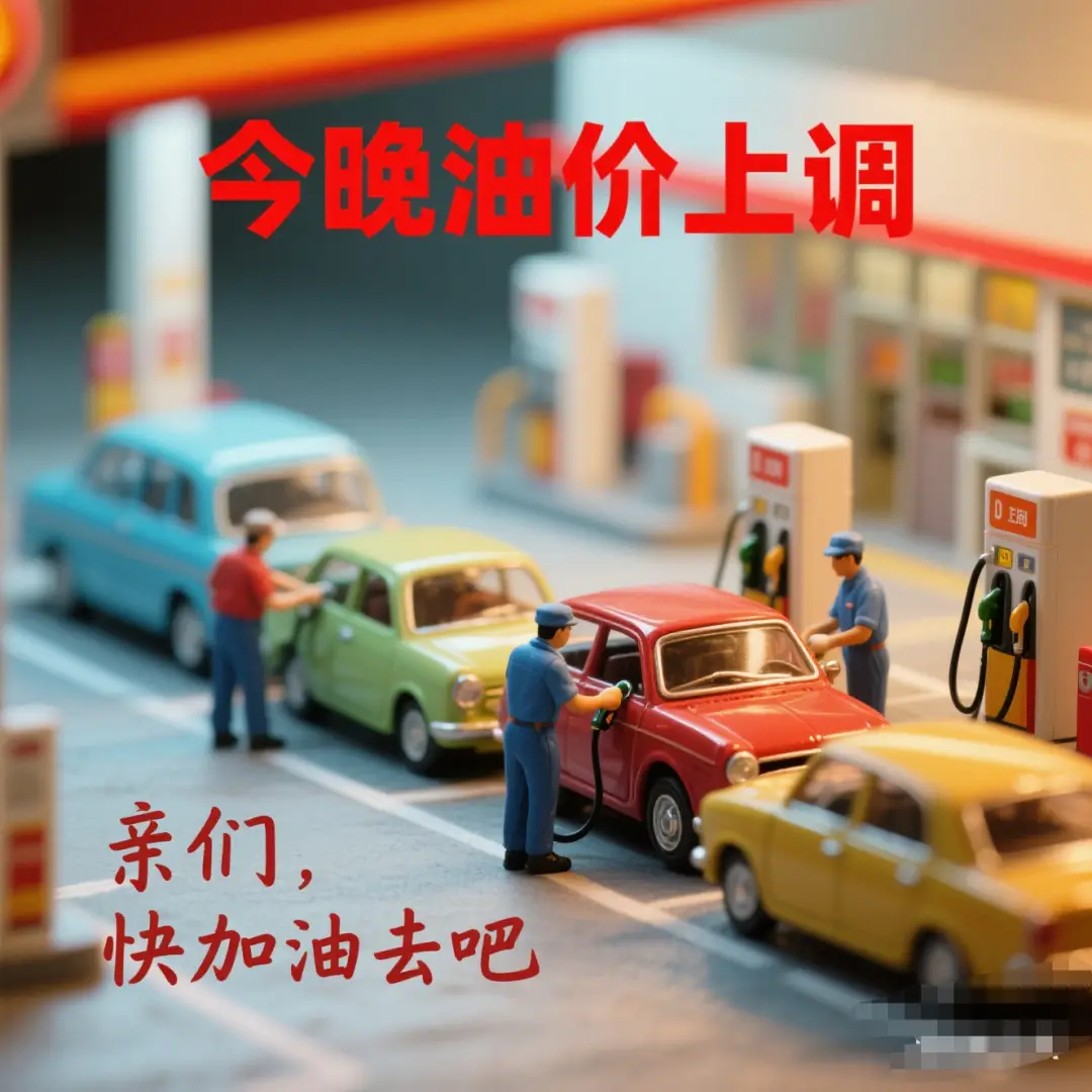 【国内油价今晚上调，加满一箱油多花14.5元】赶紧去加油！油价超话最新油价 国内