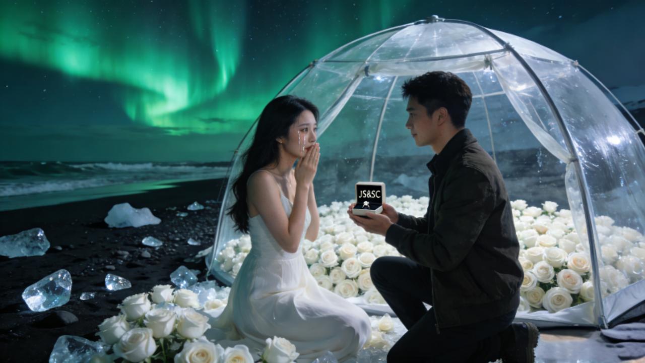 极光为证！金莎被小19岁男友冰岛求婚，三年姐弟恋从全网嘲到全民羡
 
2025年