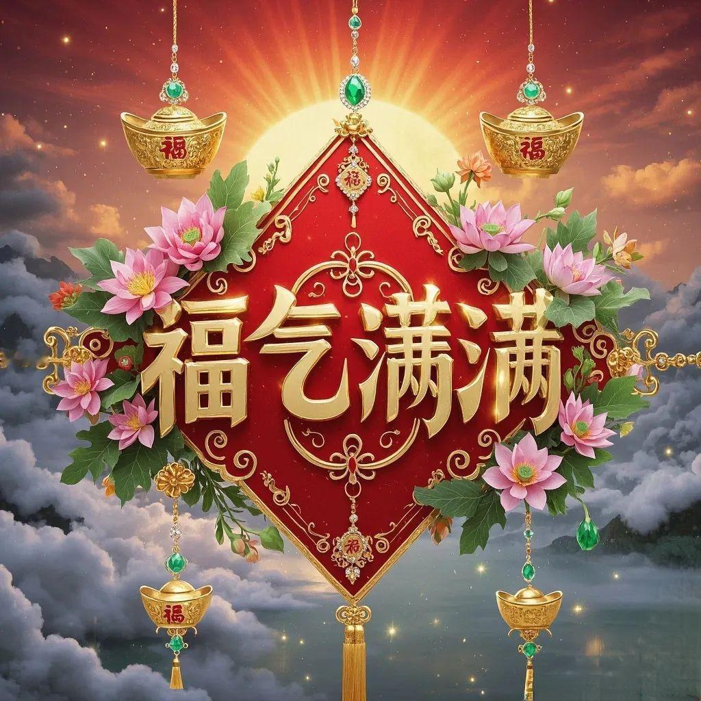 你的福气还在后头呢，
老天早就给你留好了位置！ 
最近感觉不顺，是因为在给你清理