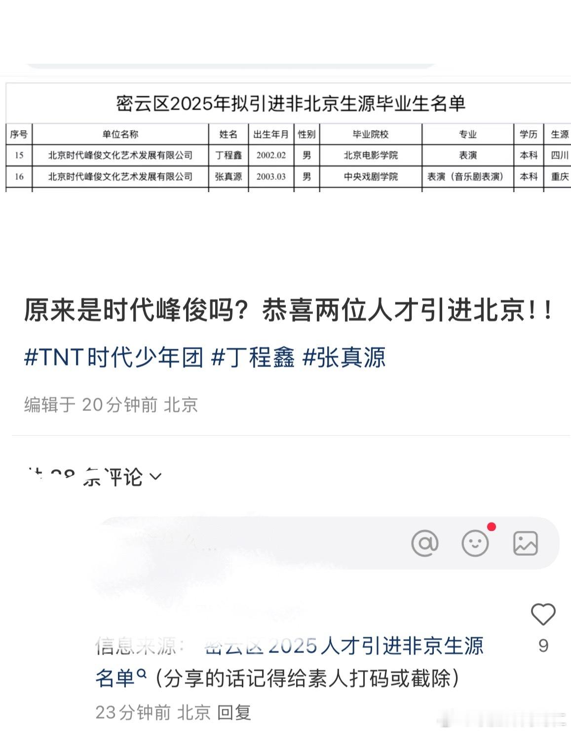 丁哥张哥一觉醒来北京户口有了 ​​​