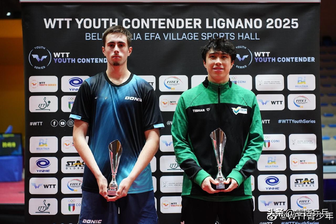 利尼亚诺站赛果！
WTT青少年常规挑战赛利尼亚诺站2025

U19男单冠军🏆