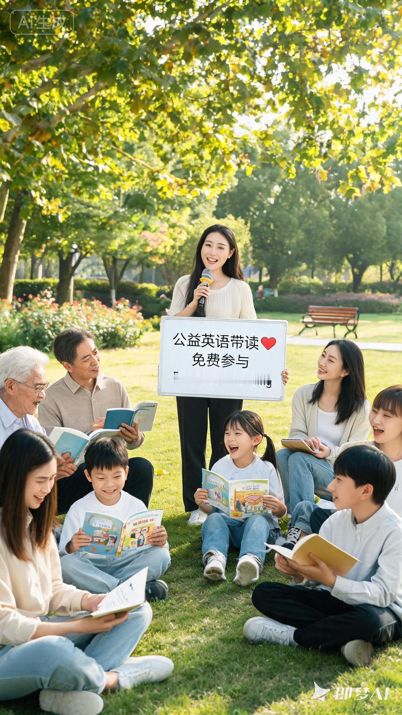 多角度评价公园公益英语带读活动
一、积极价值（核心亮点）
1. 对学生与家庭
-