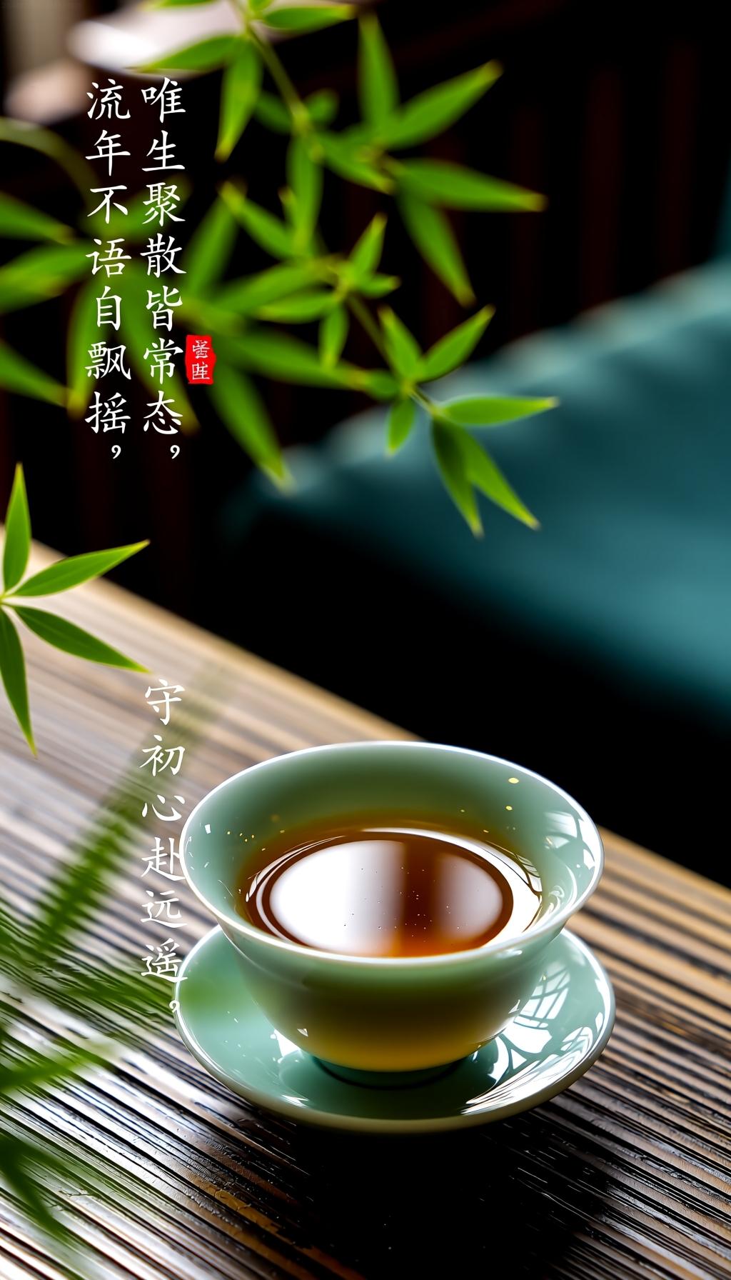 清念
 
半盏清茶慰寂寥，
流年不语自飘摇。
浮生聚散皆常态，
唯守初心赴远遥。