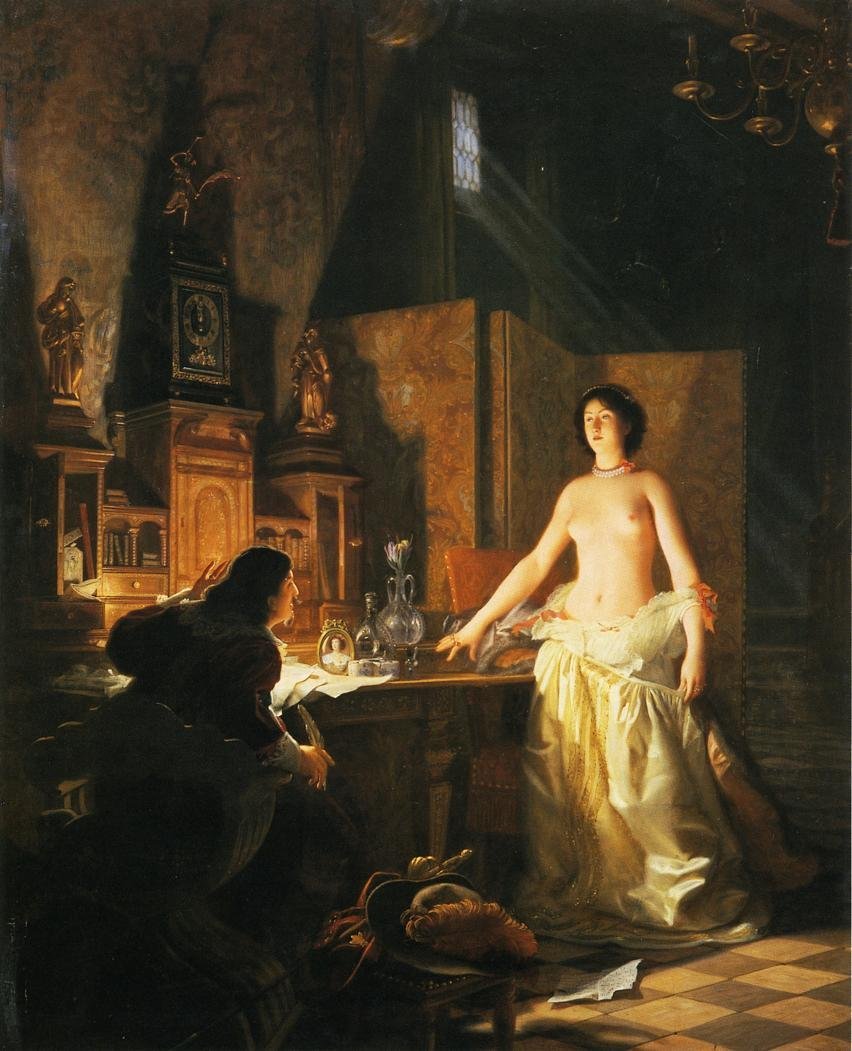 Mademoiselle De Maupin（莫潘小姐）1902法国画家Jean