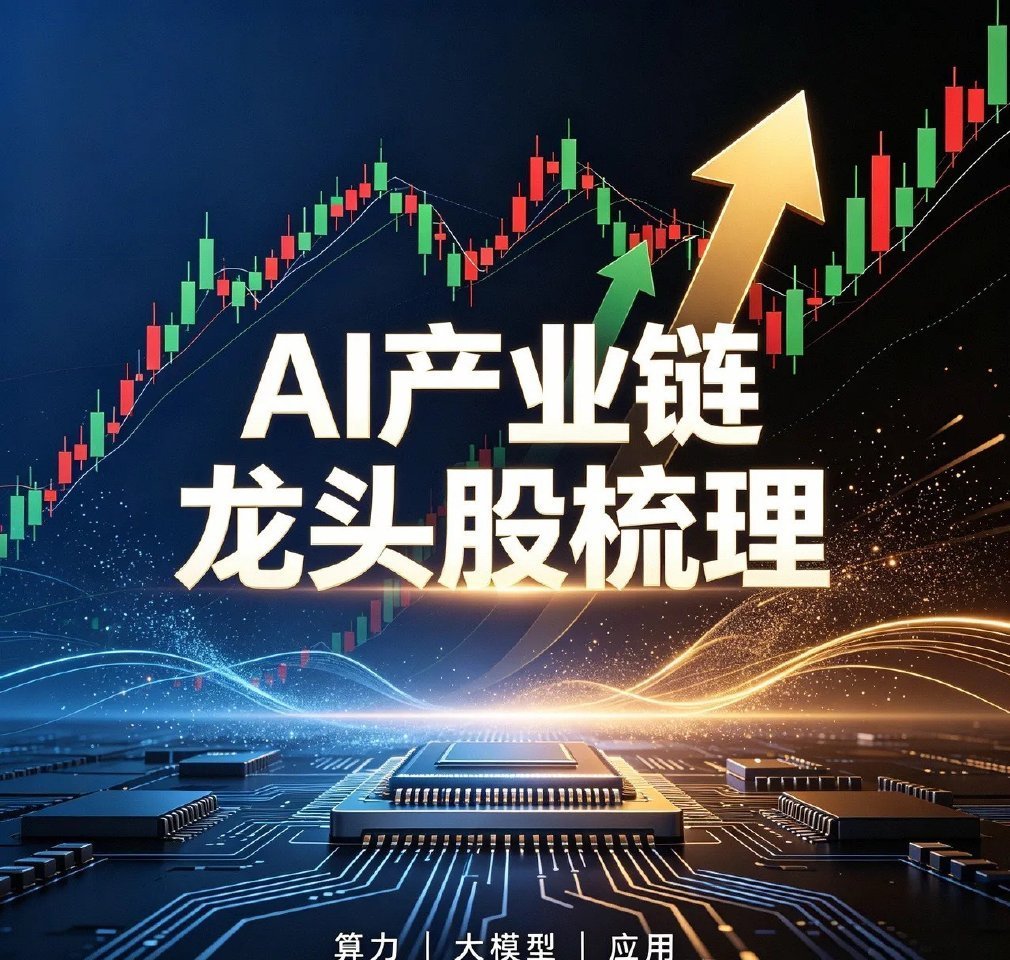 AI产业链龙头股梳理一、上游算力基础设施1. AI芯片①寒武纪：云端训练推理芯片