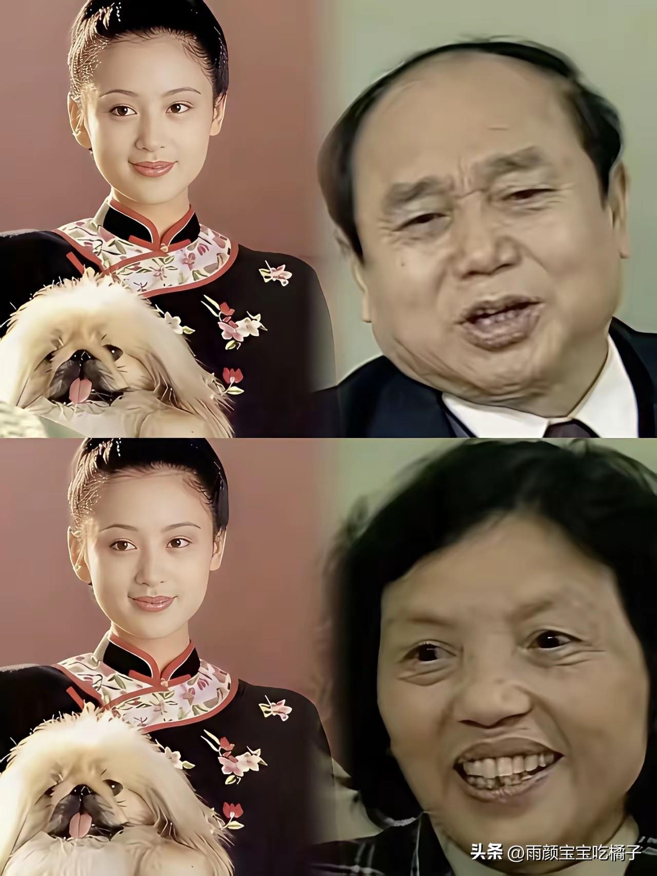 网友……父亲的下半张脸，母亲的上半张脸，拼下试试就知道了！