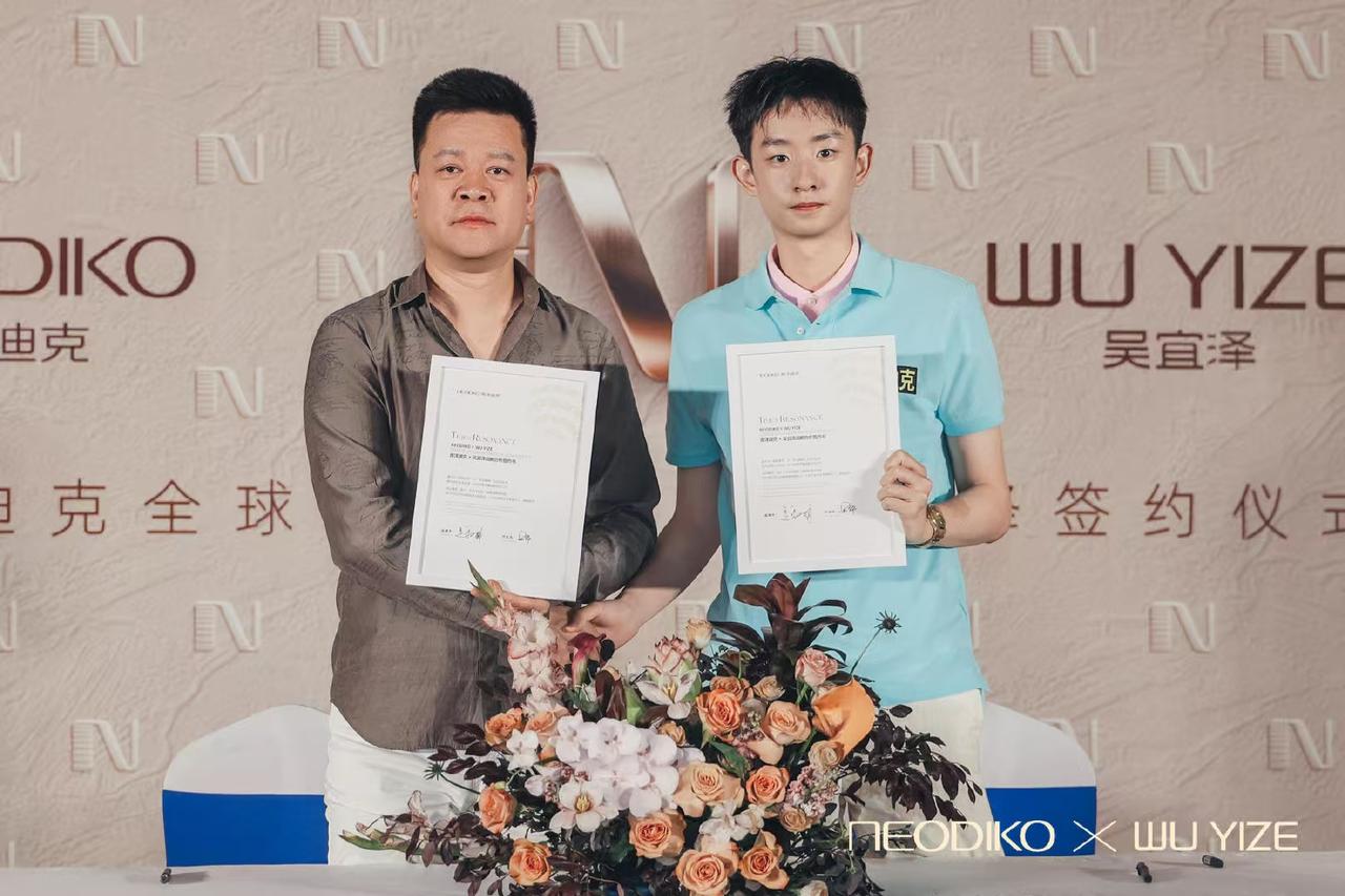 滴水之恩涌泉相报！

吴宜泽签约南洋迪克，成为全球代言人。
2019年吴宜泽到英