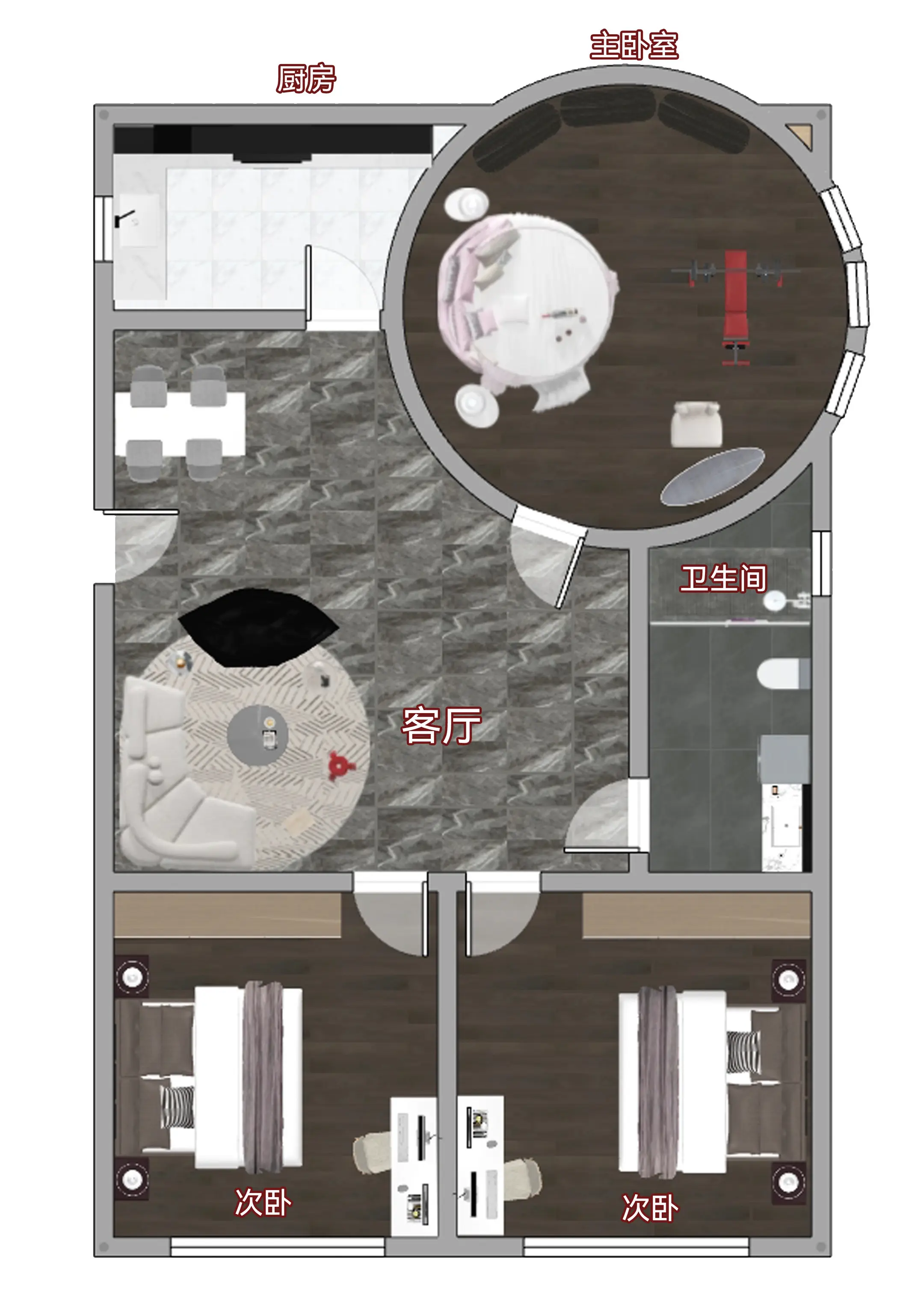 这是个相机户型？