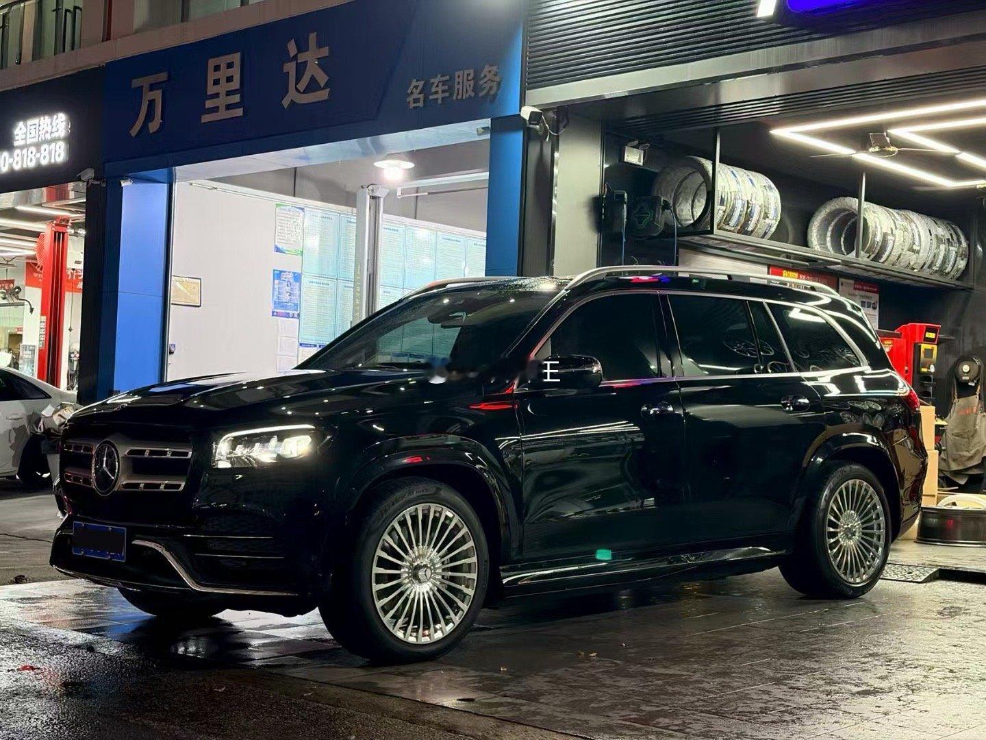 奔驰GLS 完工案例TLFW FORGED 定制21寸搭配 意大利科吉动平衡 