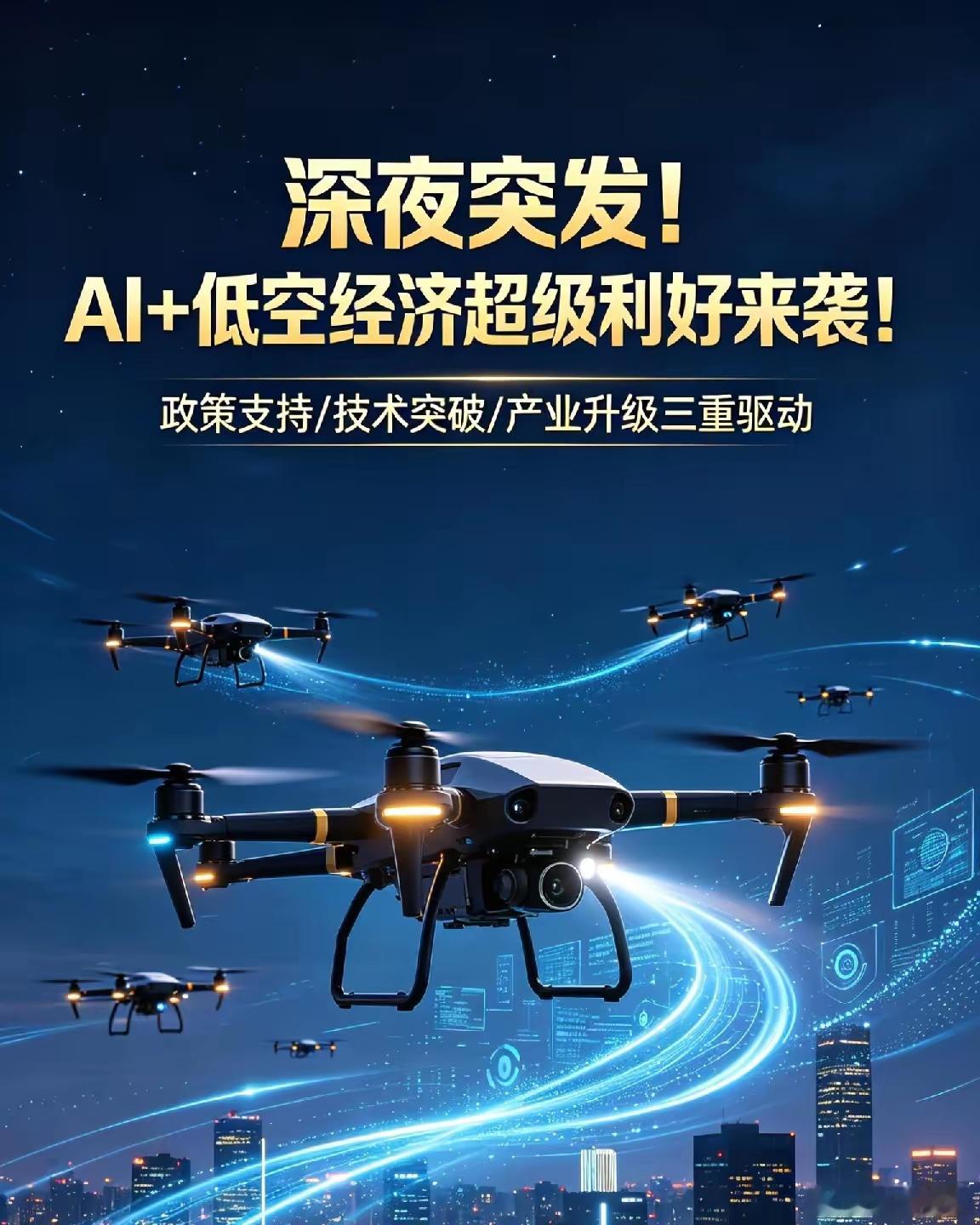 超级利好引爆A股！万亿算力赛道爆发，低空经济订单直接起飞！6大消息密集落地，地缘