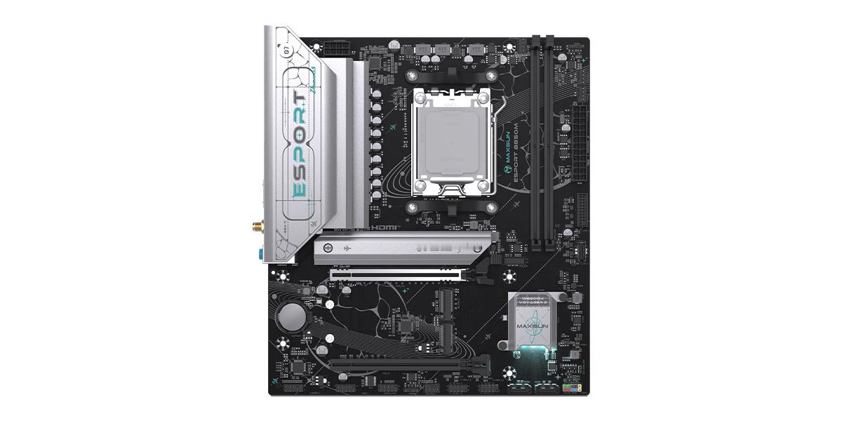 铭瑄推出MS-eSport B850M WIFI6E主板：全新冰蓝星环外观，配三