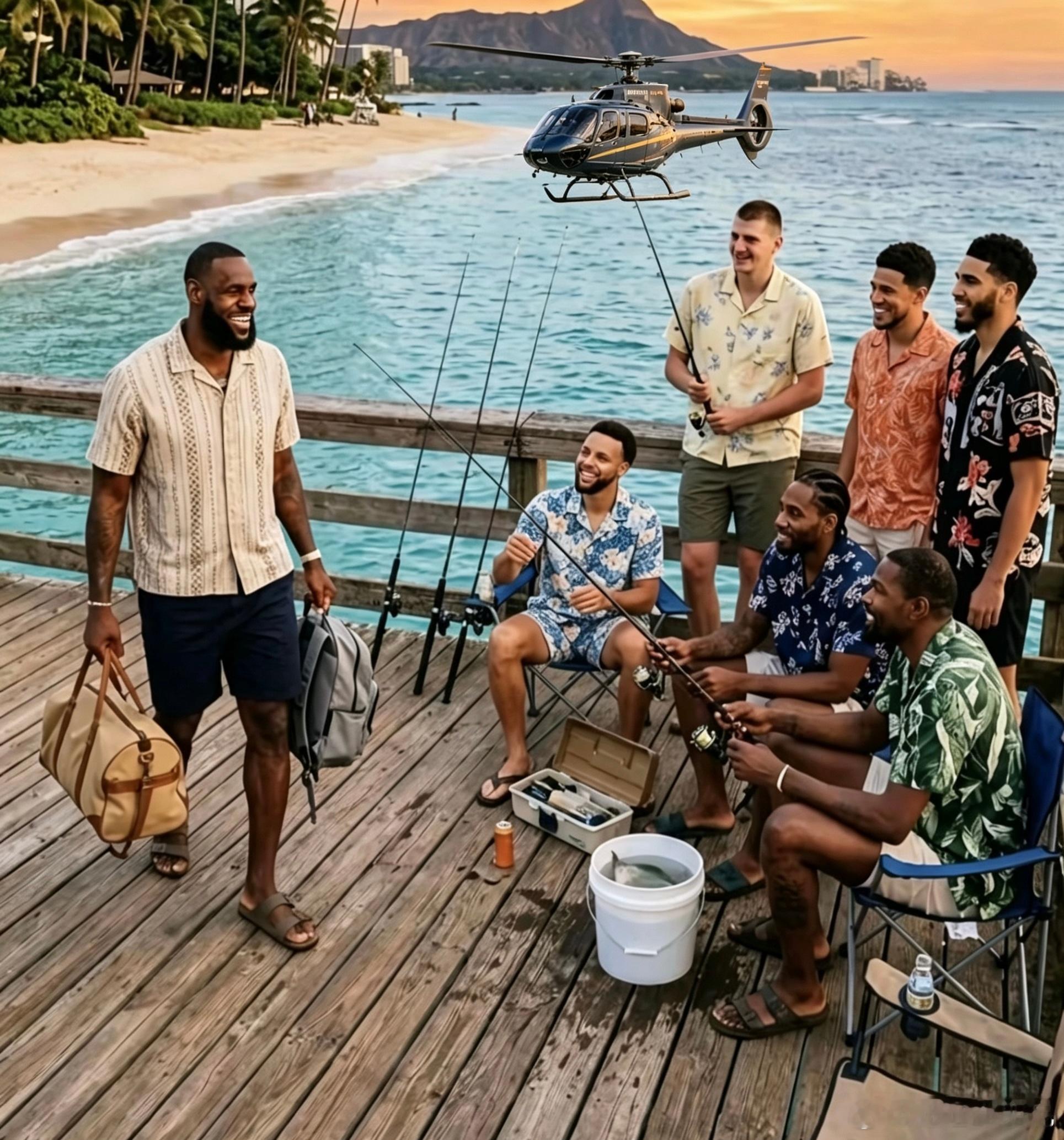 钓鱼比打球有意思。NBA众球员悼念布兰登克拉克灰熊球员布兰登克拉克去世