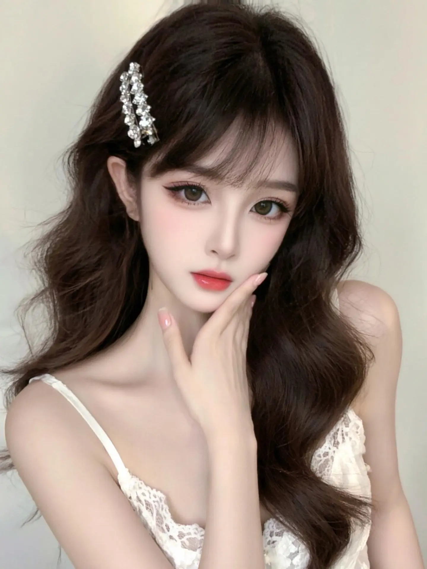 纯欲温柔感 女生写真高级感 甜系少女妆容教程 纯欲仙女系列 柔焦美妆照