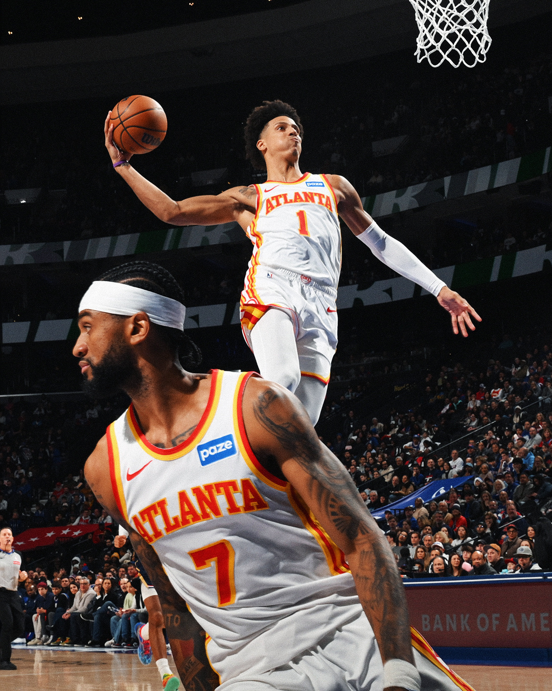 差点就模仿到位了，沃克手缩回来的太早了。nba