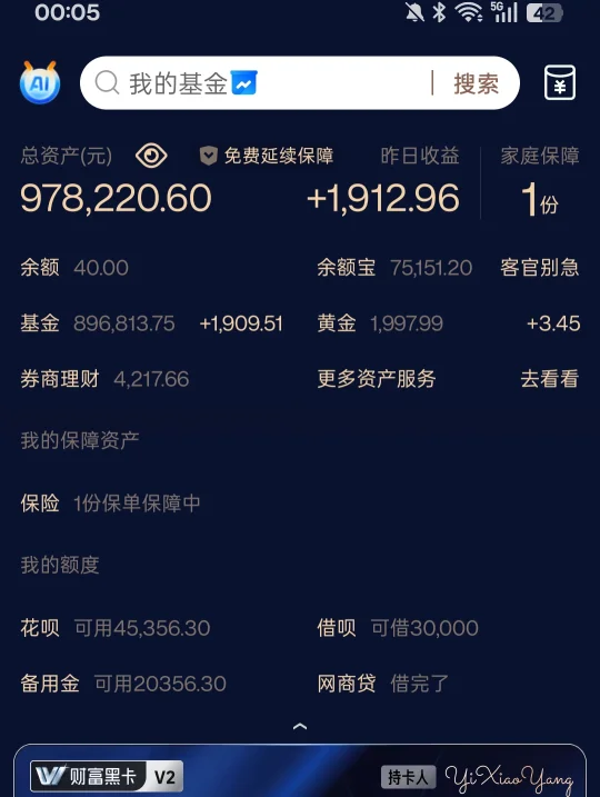 不敢信！26岁吃利息躺平，昨天收益1900+