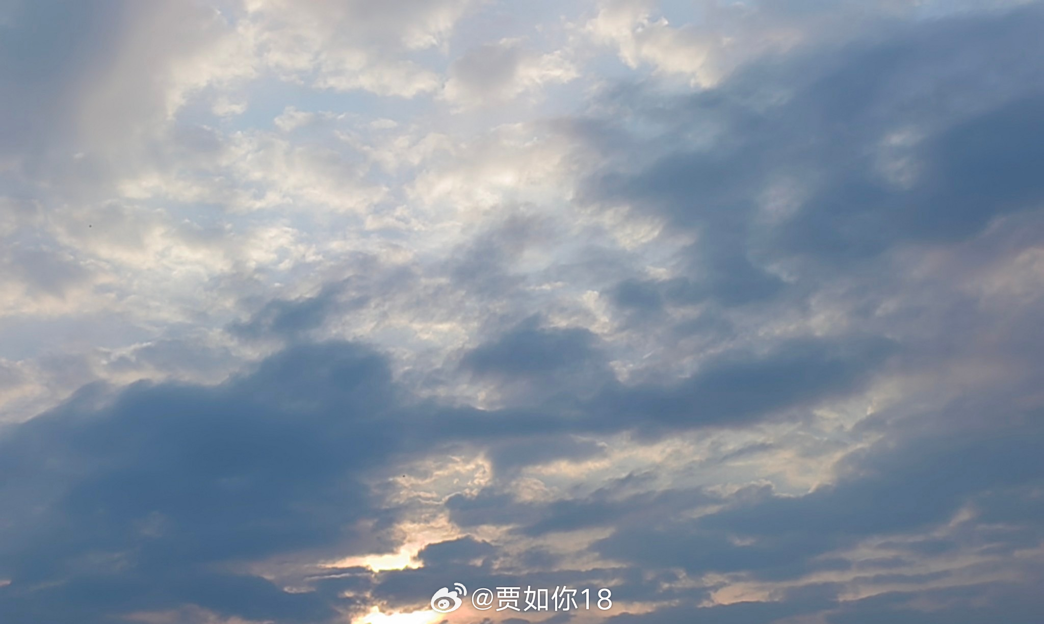 突然，很想念。 