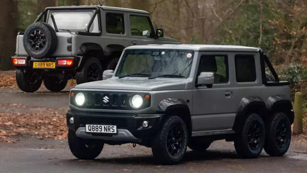 一款独特的6×4铃木吉姆尼（Suzuki Jimny）目前在英国出售。这是一款2