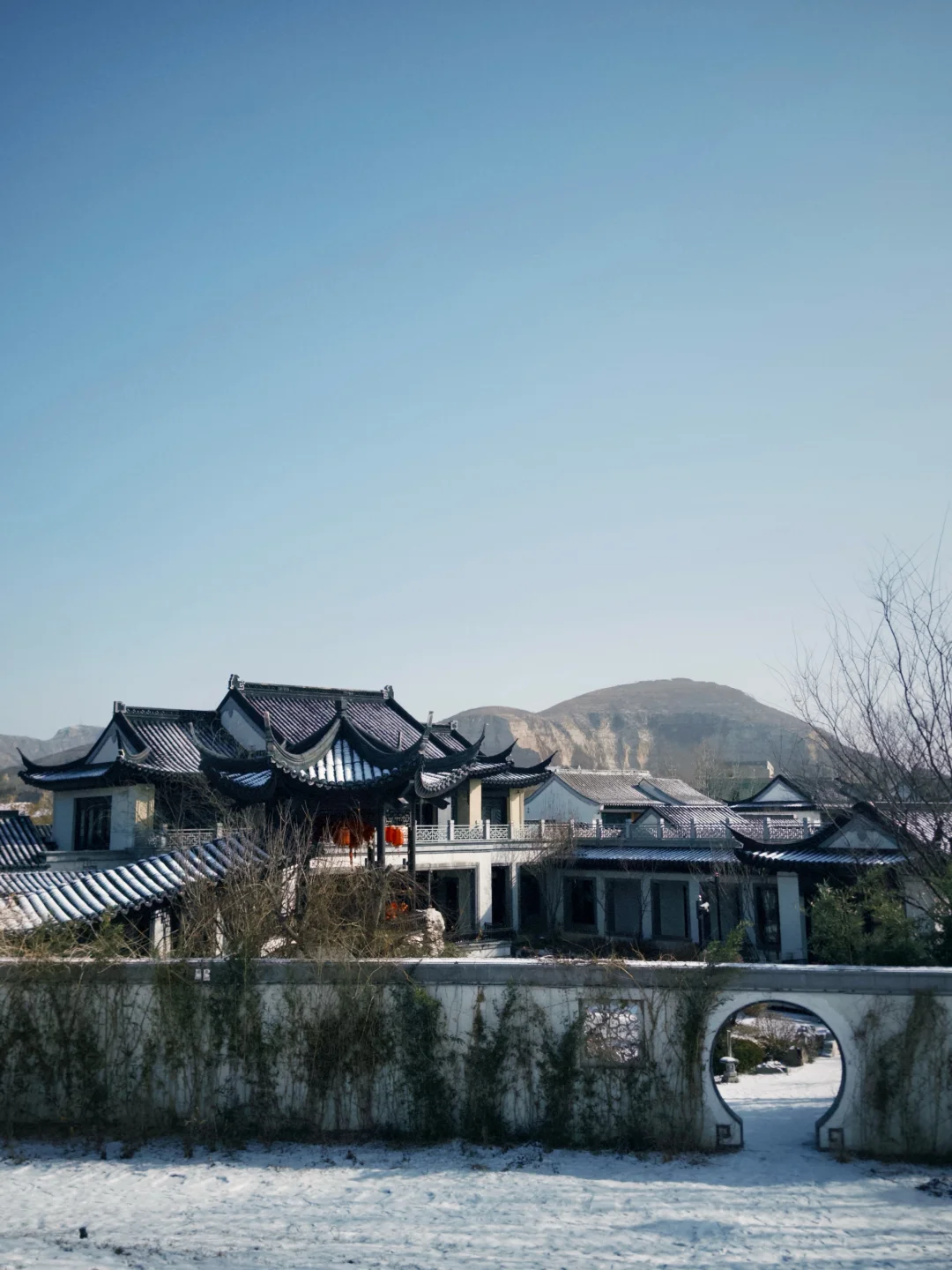 新年第一场雪｜去雪地里的隐世庄园了❄️