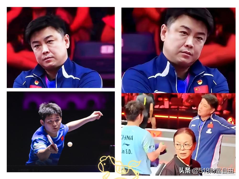 林诗栋，曾是19岁就登顶的世界第一，如今却在卫冕战中惨遭四连败，教练王皓更是当场