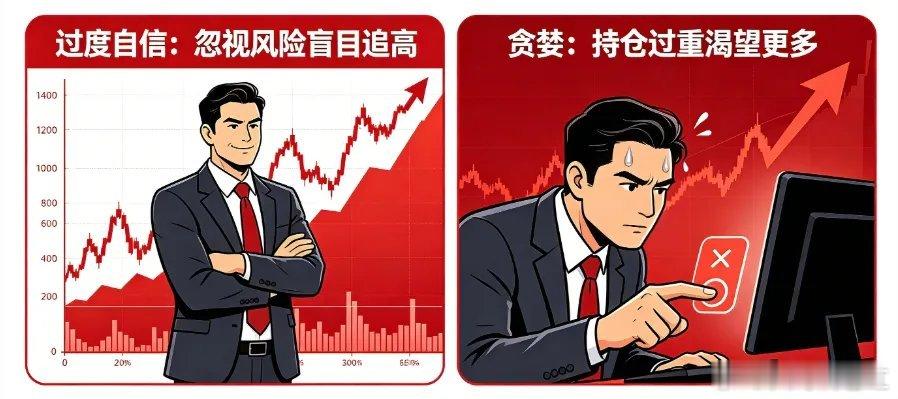 牛市最致命的陷阱：不是行情下跌，是你的贪婪与过度自信很多股民总觉得，股市最大的风