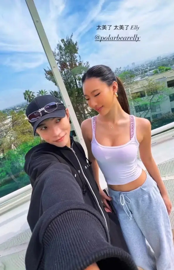 小S大女儿许曦文Elly的近照，欧美风的辣妹风格😍 