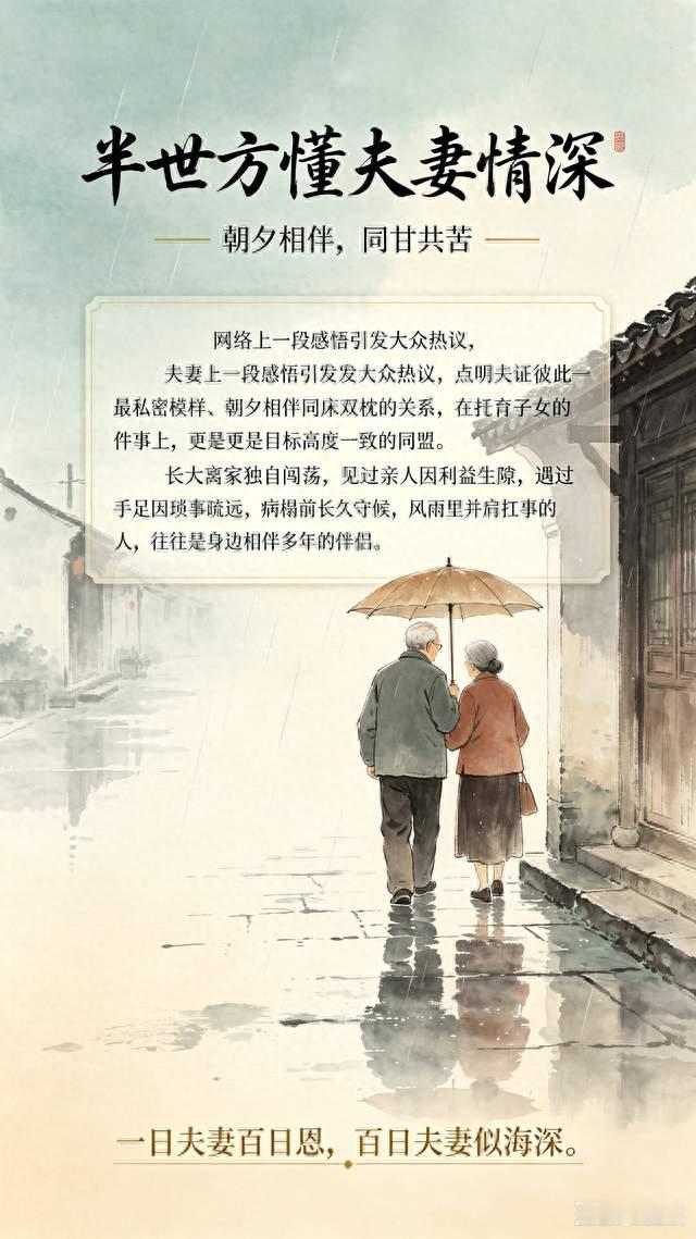 半世方懂夫妻情深