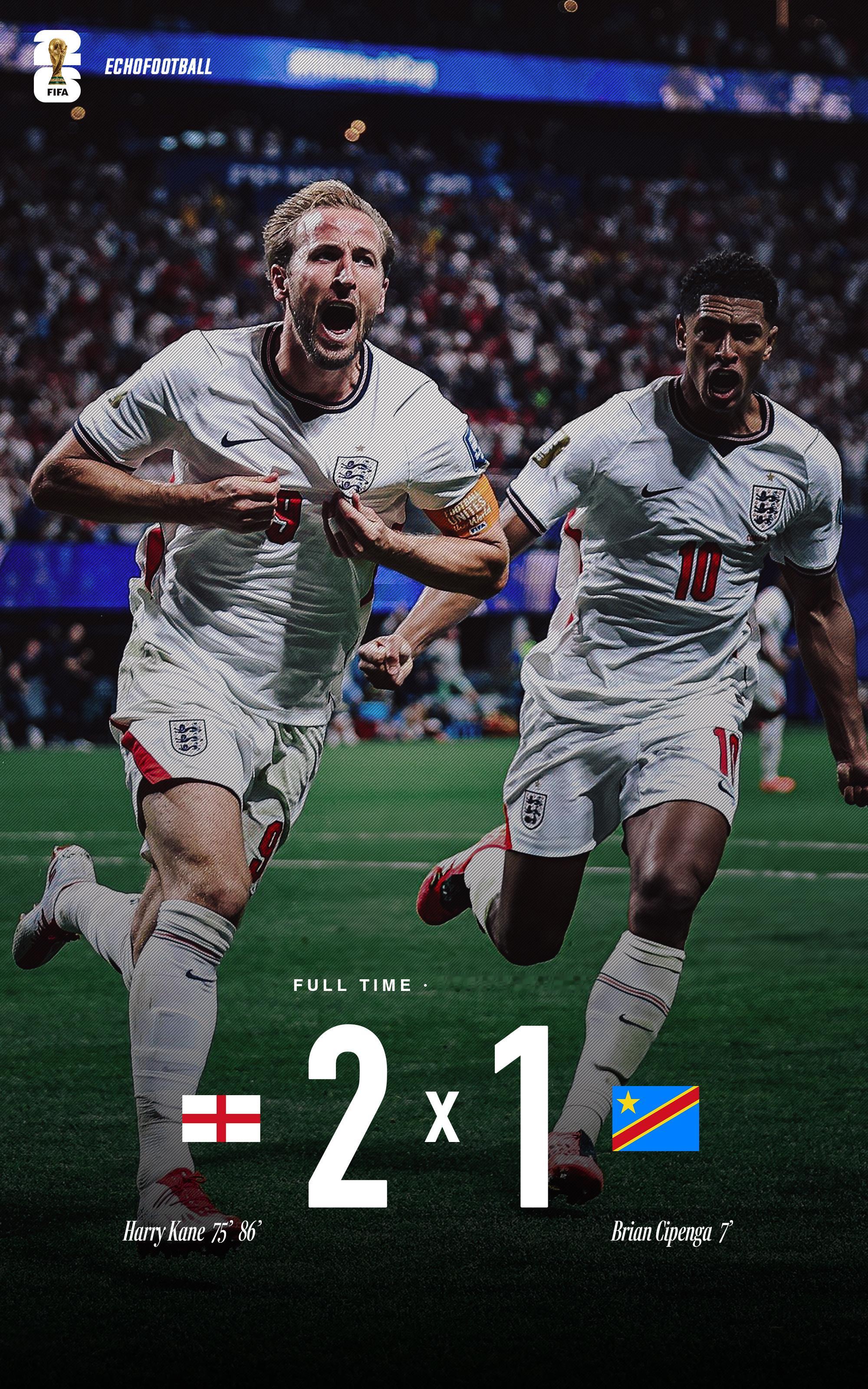 英格兰最伟大的前锋。🏴󠁧󠁢󠁥󠁮󠁧󠁿世界杯英格兰2比1民主刚果凯恩梅