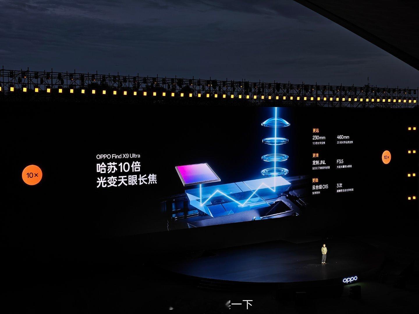 OPPO FInd X9 Ultra这次带来了一颗10倍的光学变焦镜头，是迄今为