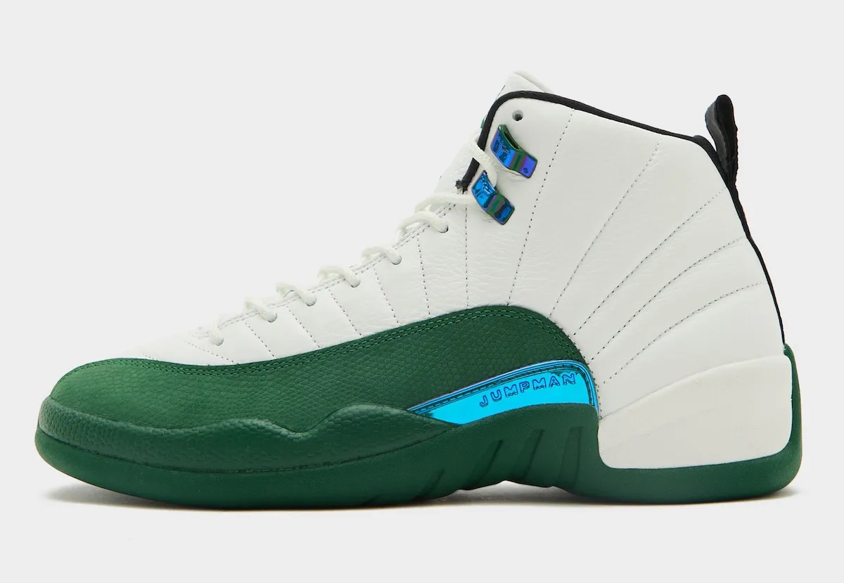 Air Jordan 12 “Bucks” 9月19日发售  本来鞋子上紫色就少