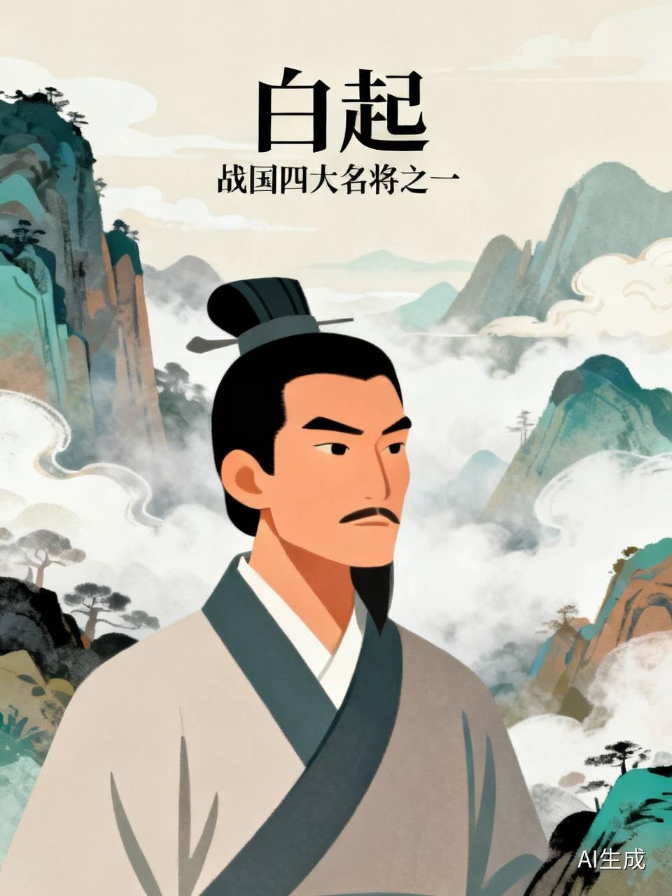 战国四大名将。秦国白起。
       提起战国四大名将中的白起，多数人首先想到